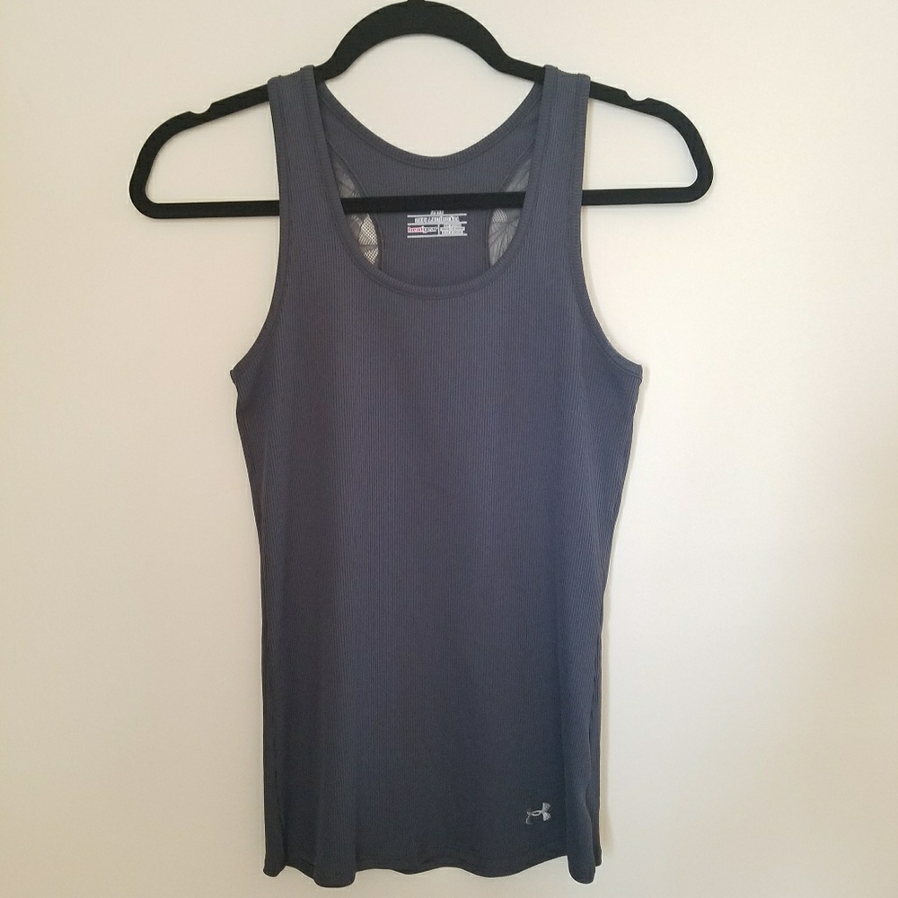 Grey Under Armour Heatgear Tank Top